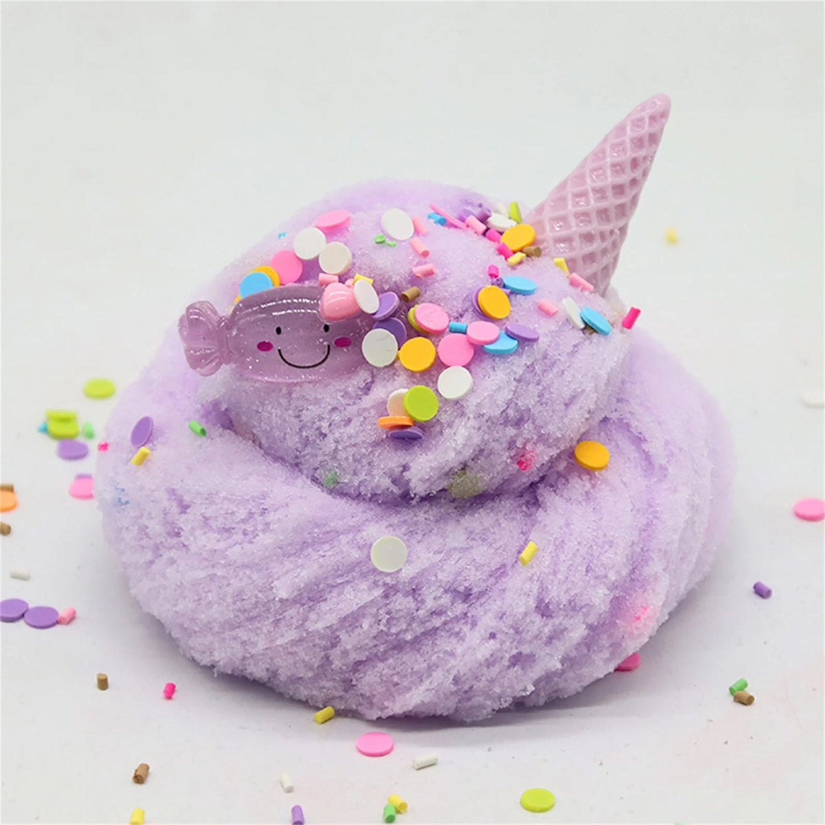 Scented Butter Slime Kit with Candy, Ice Cream, Fruit Charms G37639