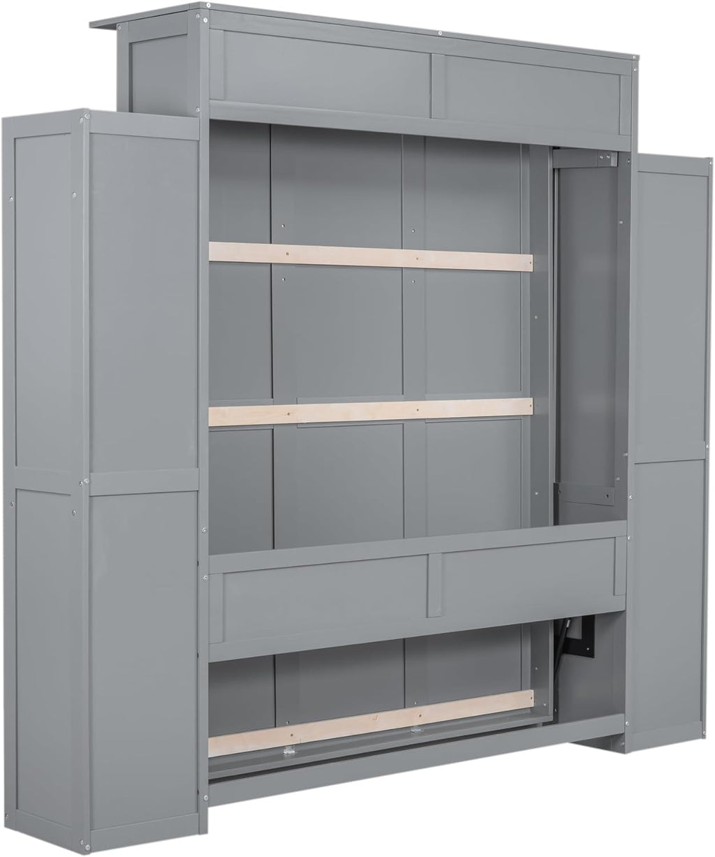 Queen Size Solid Wood Murphy Bed K6566