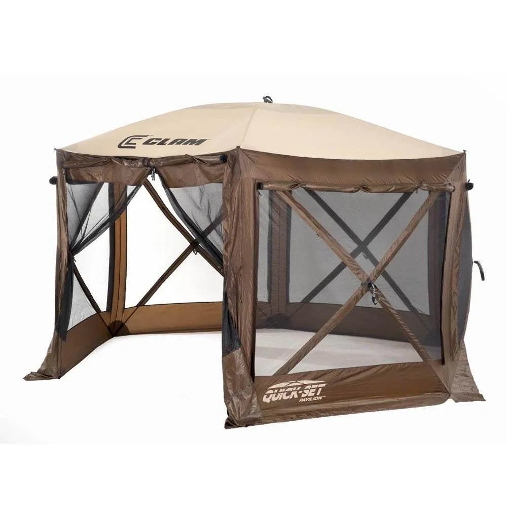 12.5' Portable Outdoor Gazebo Canopy Tent with Floor Tarp B814