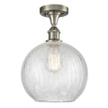 Brushed Satin Nickel Semi-Flush Mount Light Z742