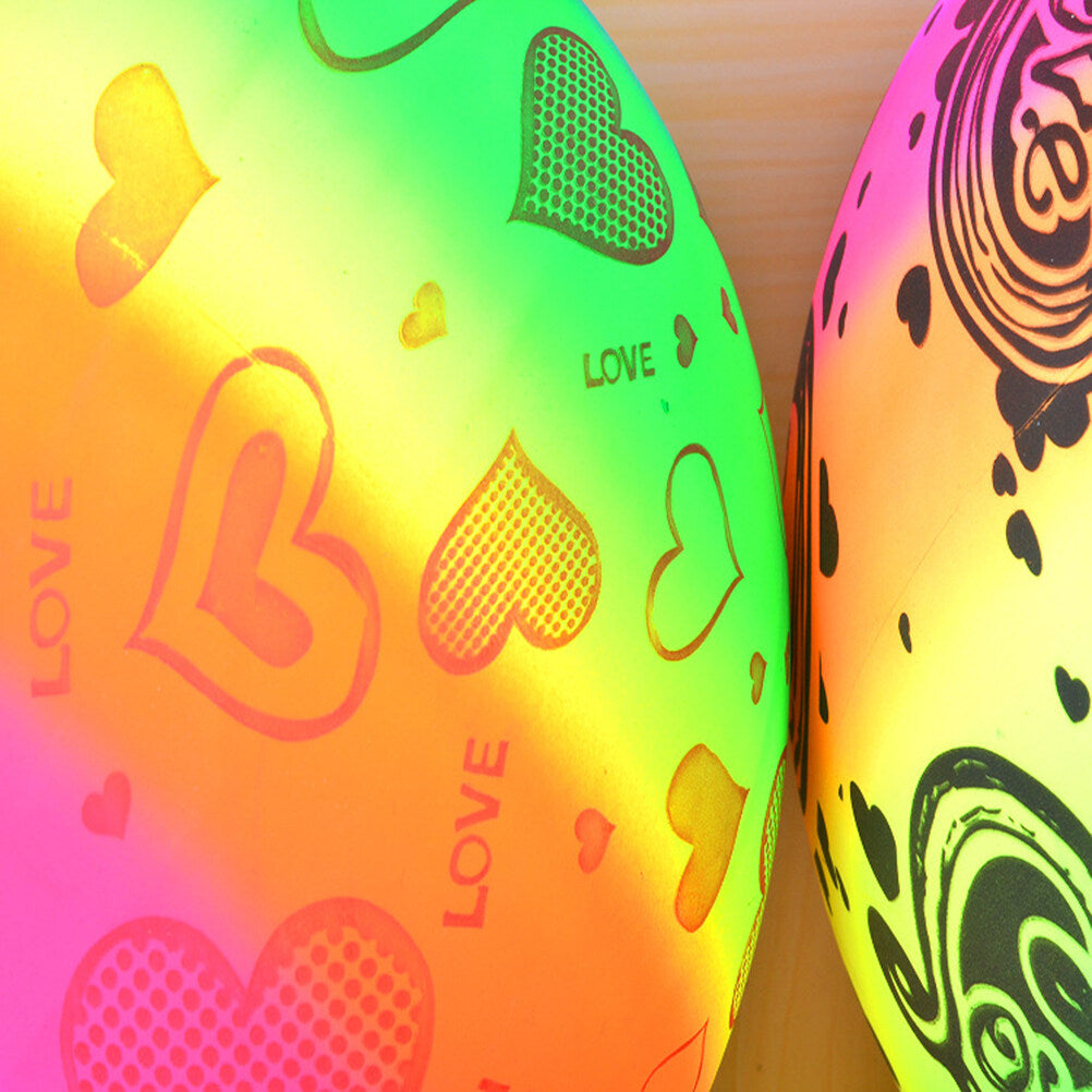 3pcs Inflatable Beach Volleyball Toys Rainbow Volleyball Balls G86183