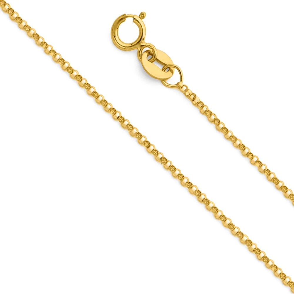 14K Yellow Gold Diamond-Cut Heart-Shaped Initial Pendant with 16" Chain Necklace C9269