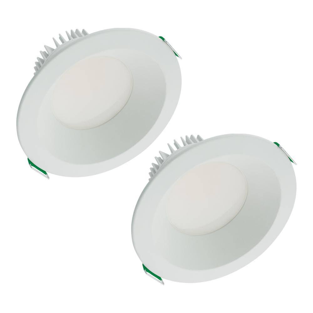 8 in. Selectable CCT Canless Integrated LED Recessed Light Trim Module (2-Pack) M596