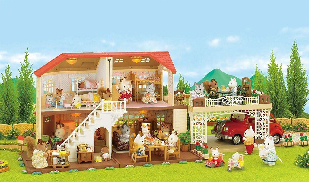 Large House with Carport Fence X3347