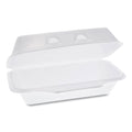 White Foam Hinged Medium Containers 440/Carton C5487