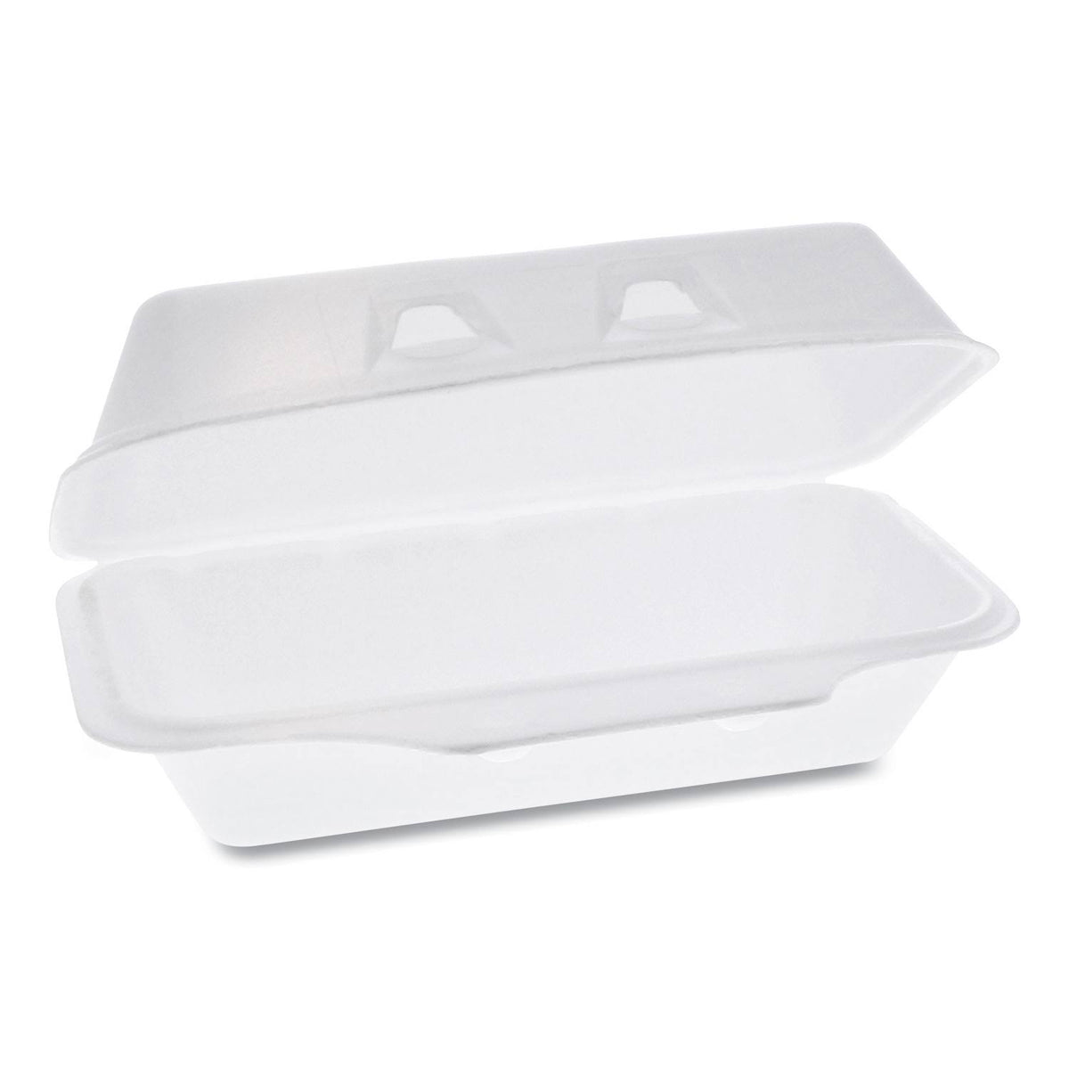 White Foam Hinged Medium Containers 440/Carton C5487