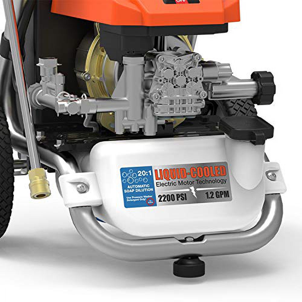 1.2 GPM 13 amp 2200 Psi Electric Pressure Washer with 25' Hose Reel V558275