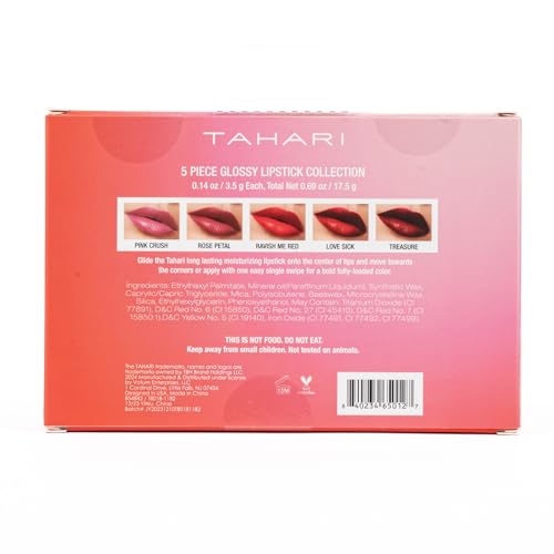 5 Piece Lipstick Set (Red) N1598