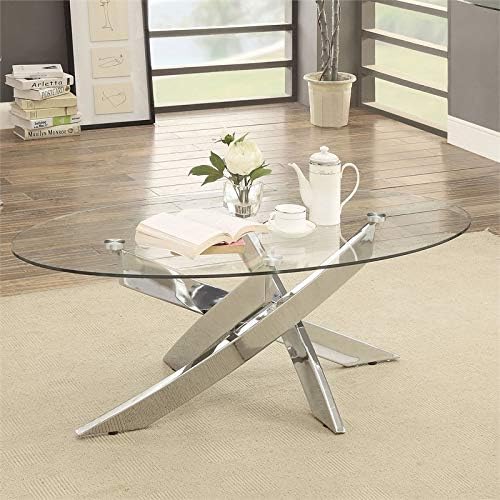 Chrome Metal Coffee Table D200871
