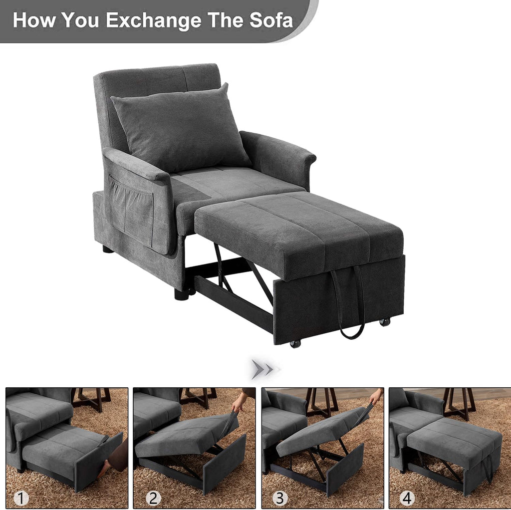 3 in 1 Folding Sofa Bed Chair U820