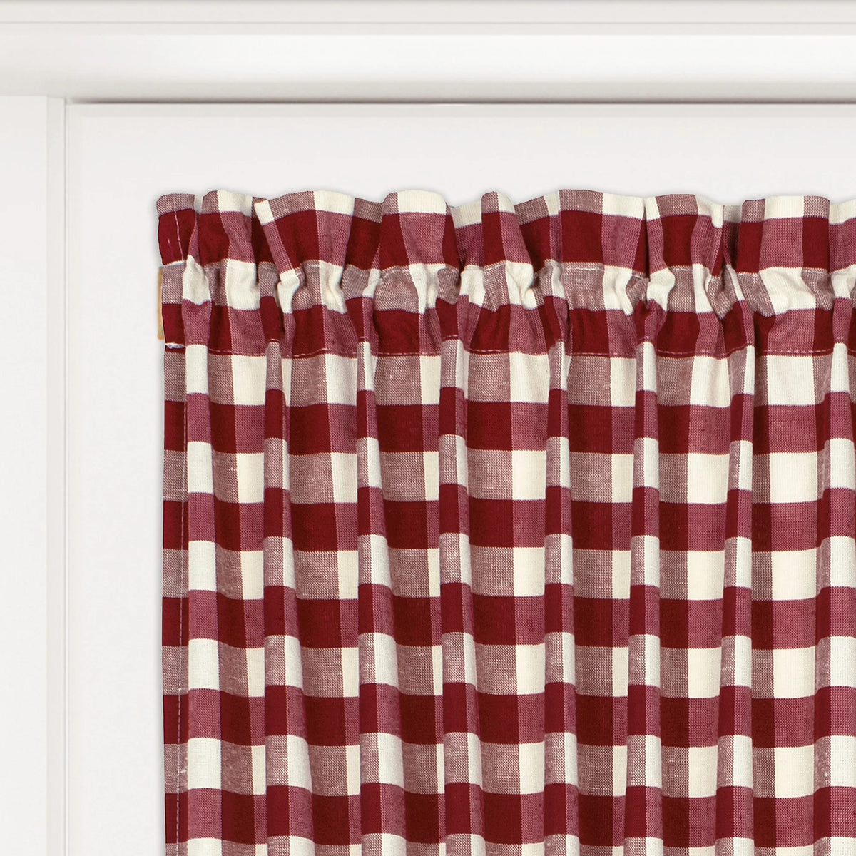 Burgundy French Door Curtain, 54" W x 72" L Single Panel A47200