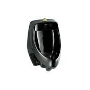 Black Elongated Urinal with Top Spud A11065