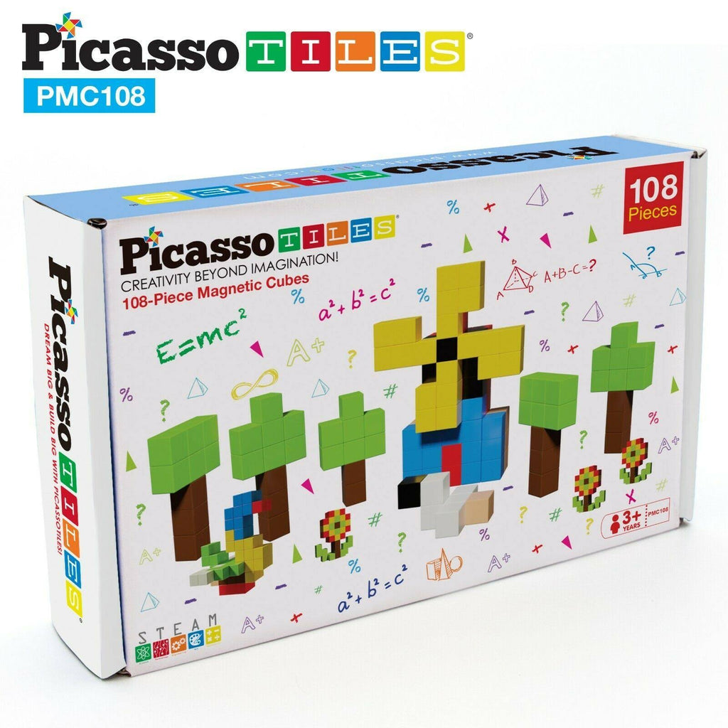 108 Piece Magnetic Building Cubes Toy Set J648149