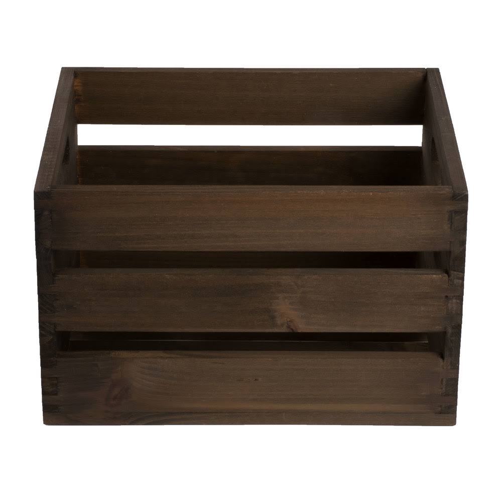 Vintage Wood Rectangular Crate K347029