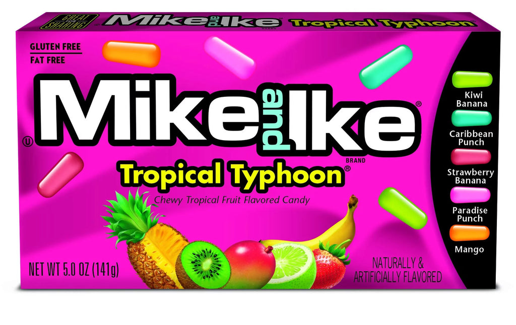 Tropical Typhoon Chewy Candy, 5 Ounce (Pack Of 12) N760
