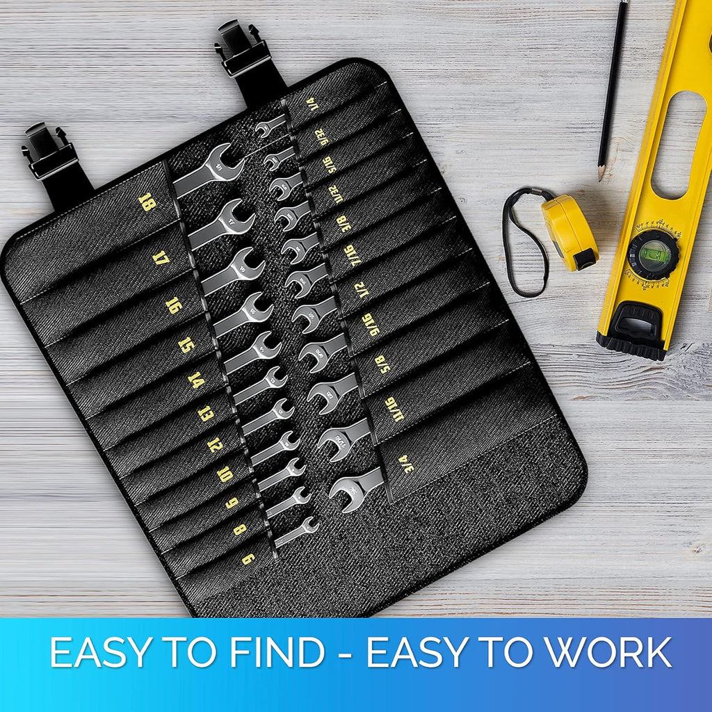 33pcs Ratcheting Wrench Set Metric and Standard A206