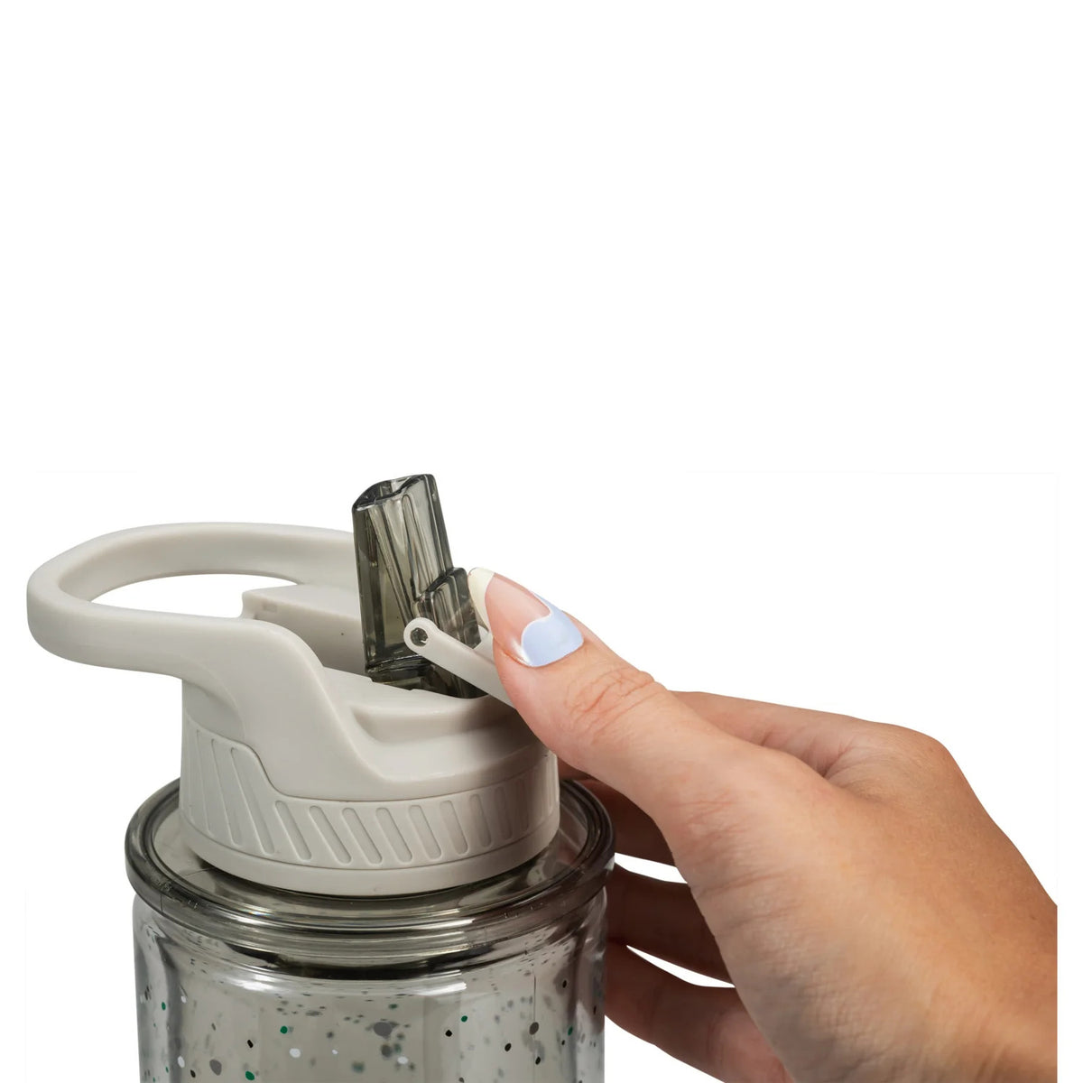 3-Pack 32 oz Double-Wall Insulation Water Bottle with Wide Mouth & Carry Loop L331689
