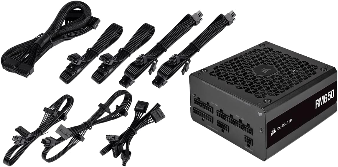650 Watt 80 Plus Gold Fully Modular Power Supply Z726