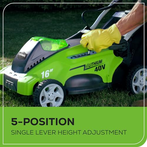 40V 21" Brushless Cordless Self-Propelled Lawn Mower with 5.0Ah Battery and Charger K4528