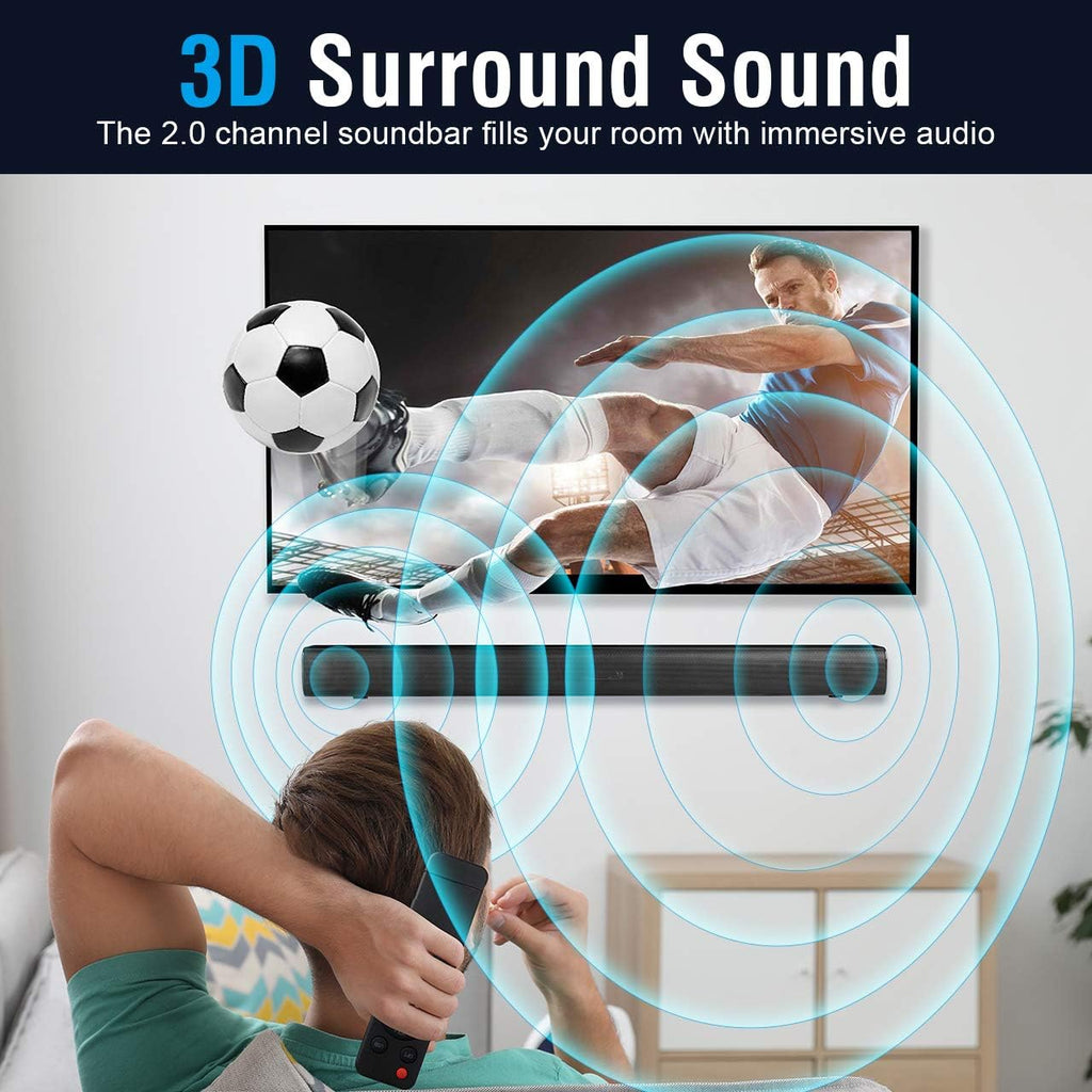 29-Inch TV Sound Bar with Subwoofer, Bluetooth 5.0 Speakers R779