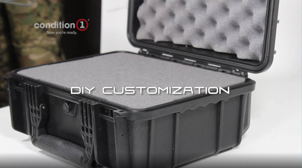 Foam Airtight/Watertight Black Case V4576