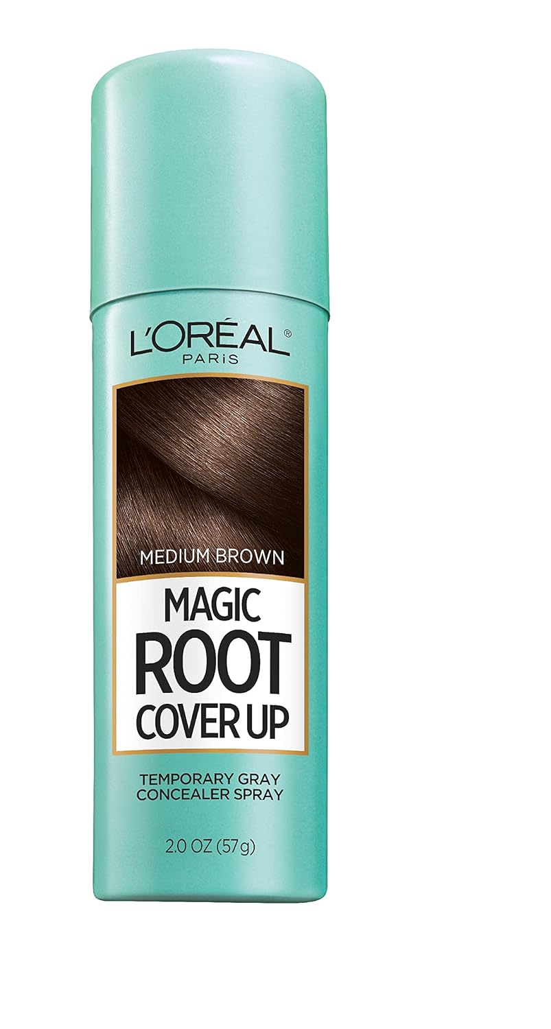 Medium Brown and Dark Brown 2 Oz Gray Concealer Spray L54207