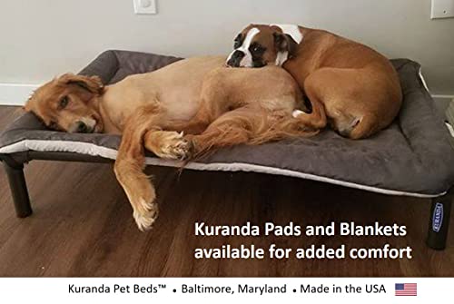 Walnut PVC Heavy Duty Vinyl Dog Bed 50" x 36" Q342
