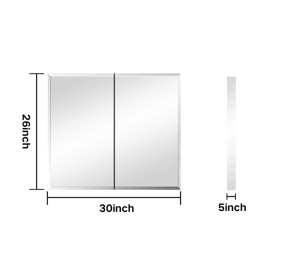 Double Door Mirror Medicine Cabinet D172