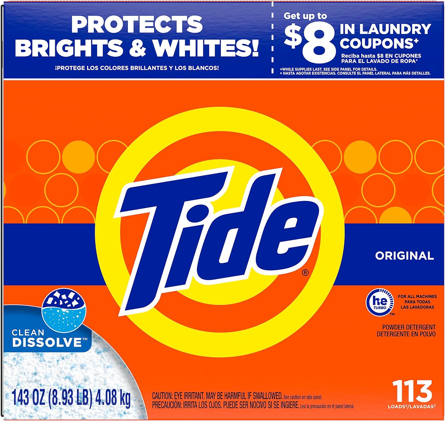 Original Laundry Detergent Powder, 143 Ounce R436