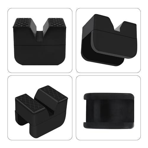 Slotted Rubber Car Jack Stand Pads W888373