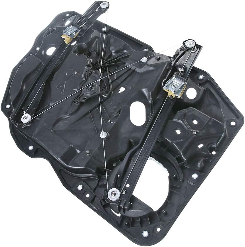 Power Window Regulator with Panel Compatible with Volkswagen Touareg 2011-2018 Front Passenger Side Pack of 2 W749