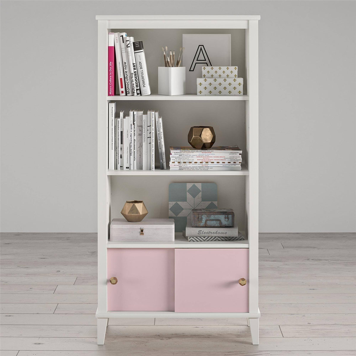 White Bookcase H8878