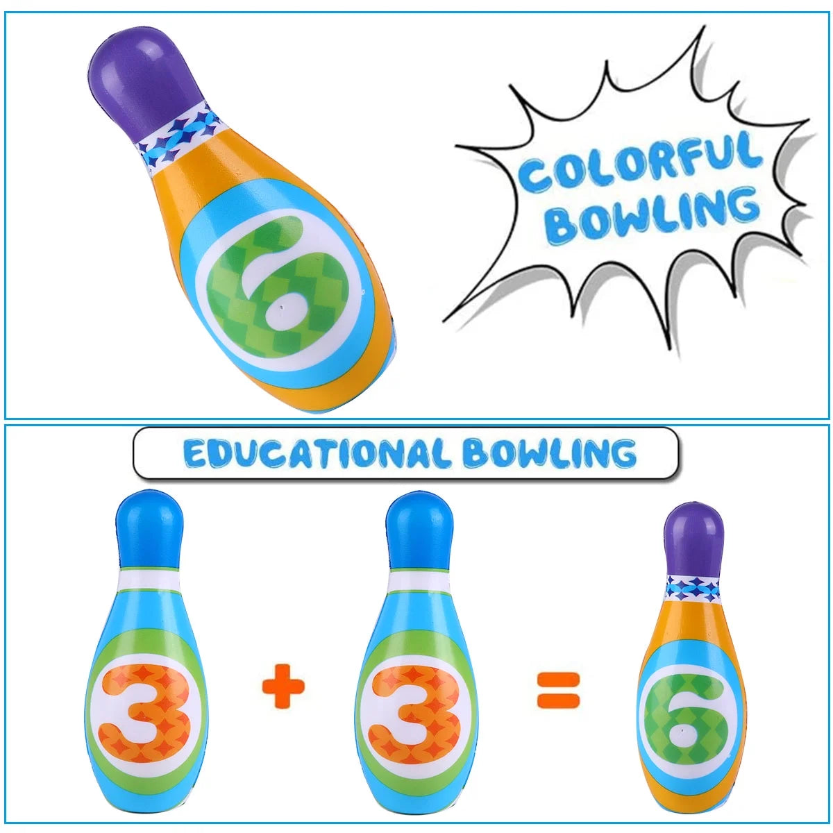 Portable Family Bowling Game Toys M423329