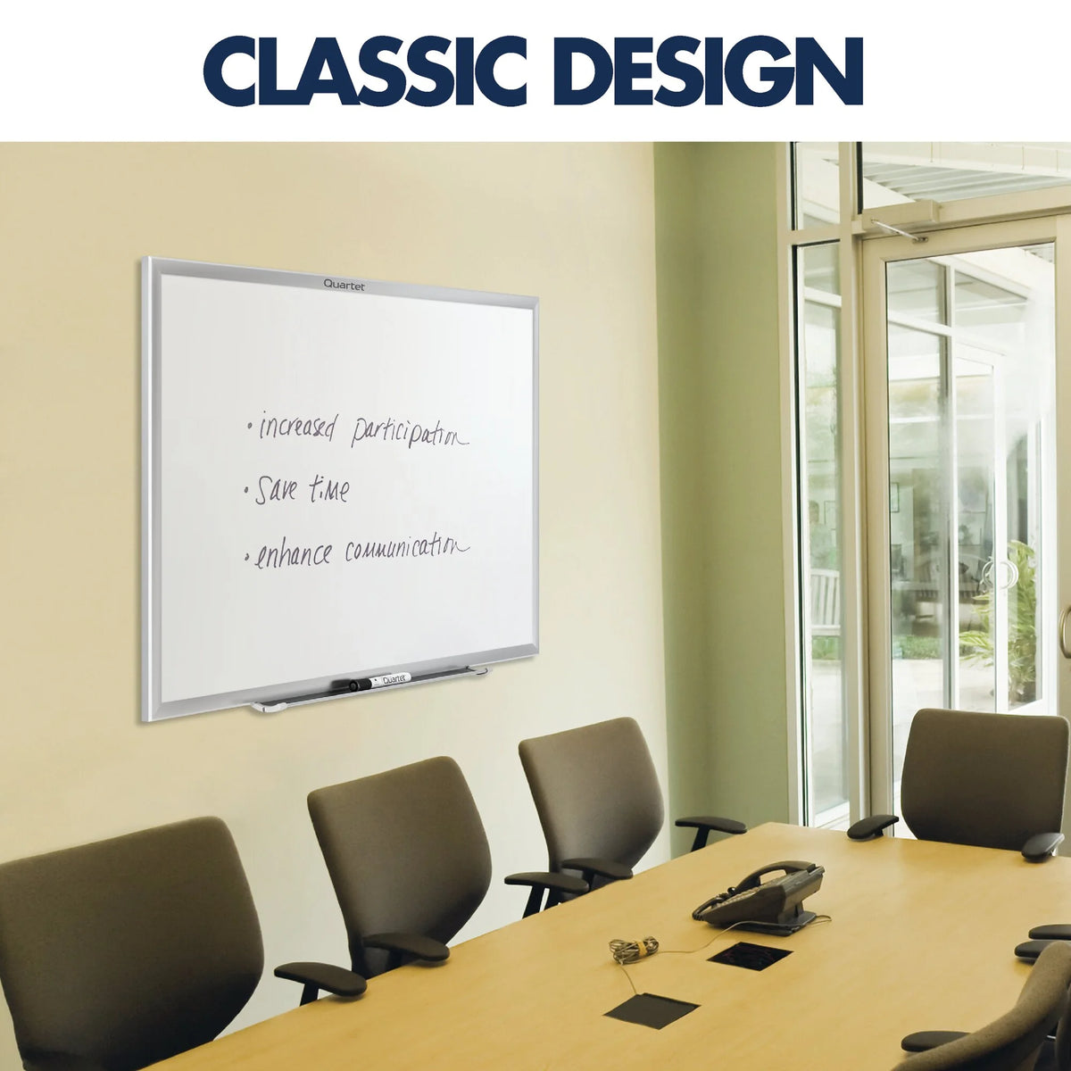 Silver Aluminum Frame Dry-Erase Board 60 x 36 Z96147