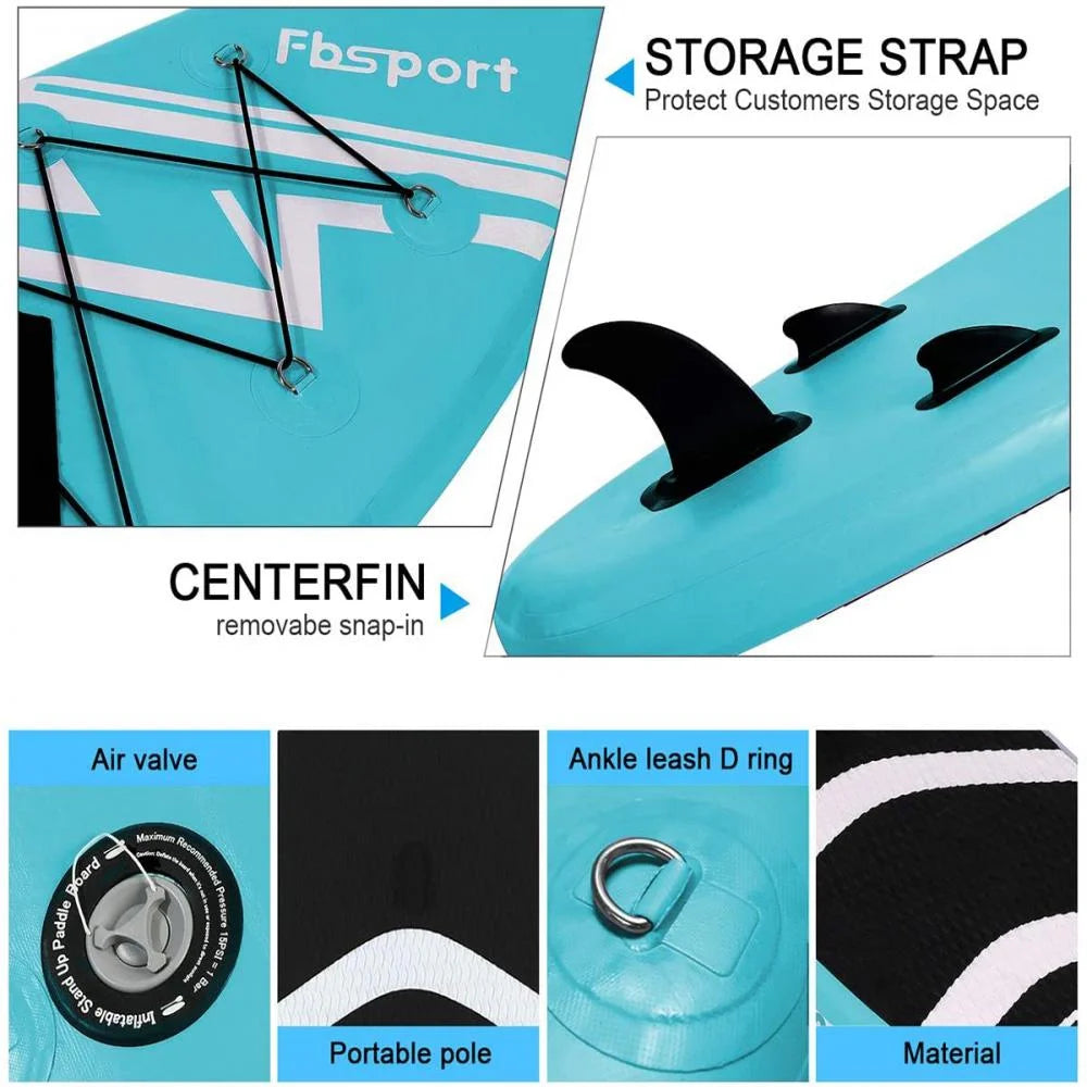 Inflatable Stand Up Paddle Board with Carry Bag, 11'x33"x 6 inches M71842