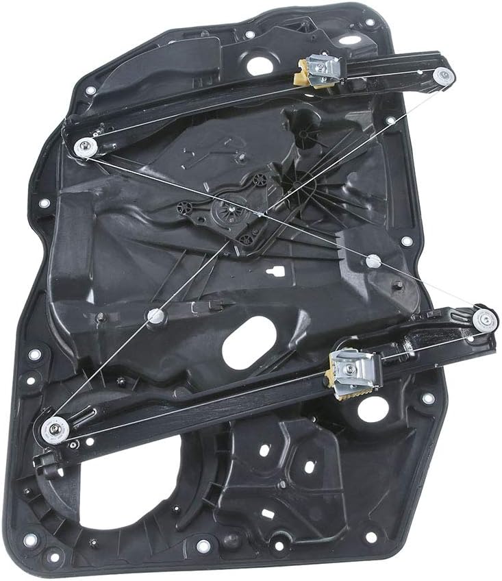 Power Window Regulator with Panel Compatible with Volkswagen Touareg 2011-2018 Front Passenger Side Pack of 2 W749