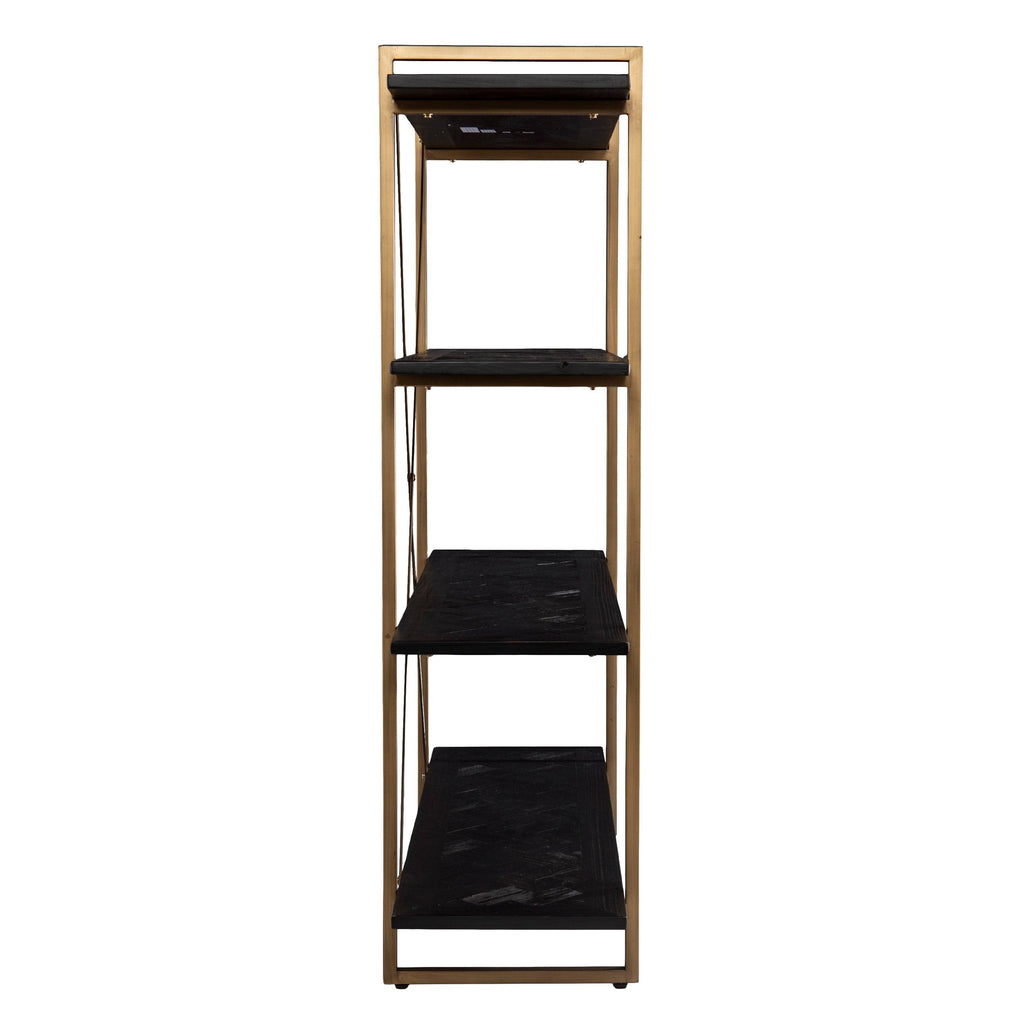 Black Wood Bookshelf N886