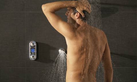 Chrome Vertical Spa Digital Control D45825
