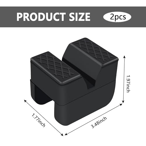 Slotted Rubber Car Jack Stand Pads W888373