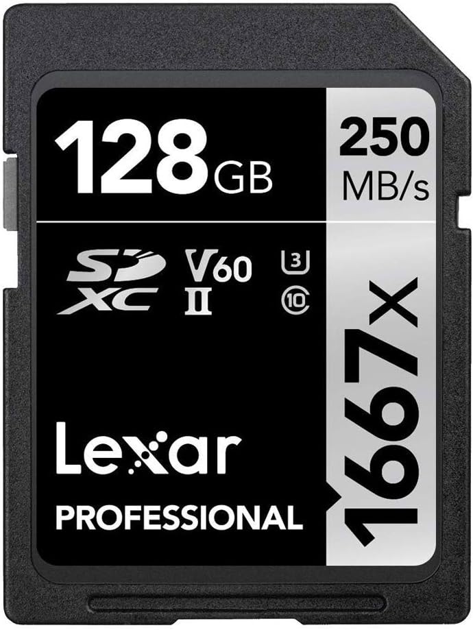 128GB UHS-II SDHC/SDXC Memory Card (3-Pack) A7041