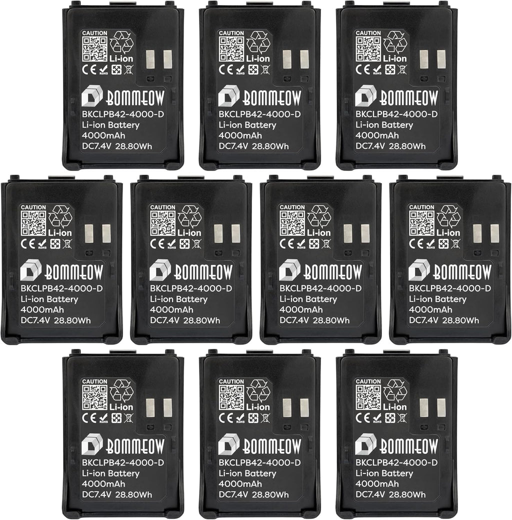 7.4V 4000mAh Li-ion Replacement Battery Pack of 2 H859