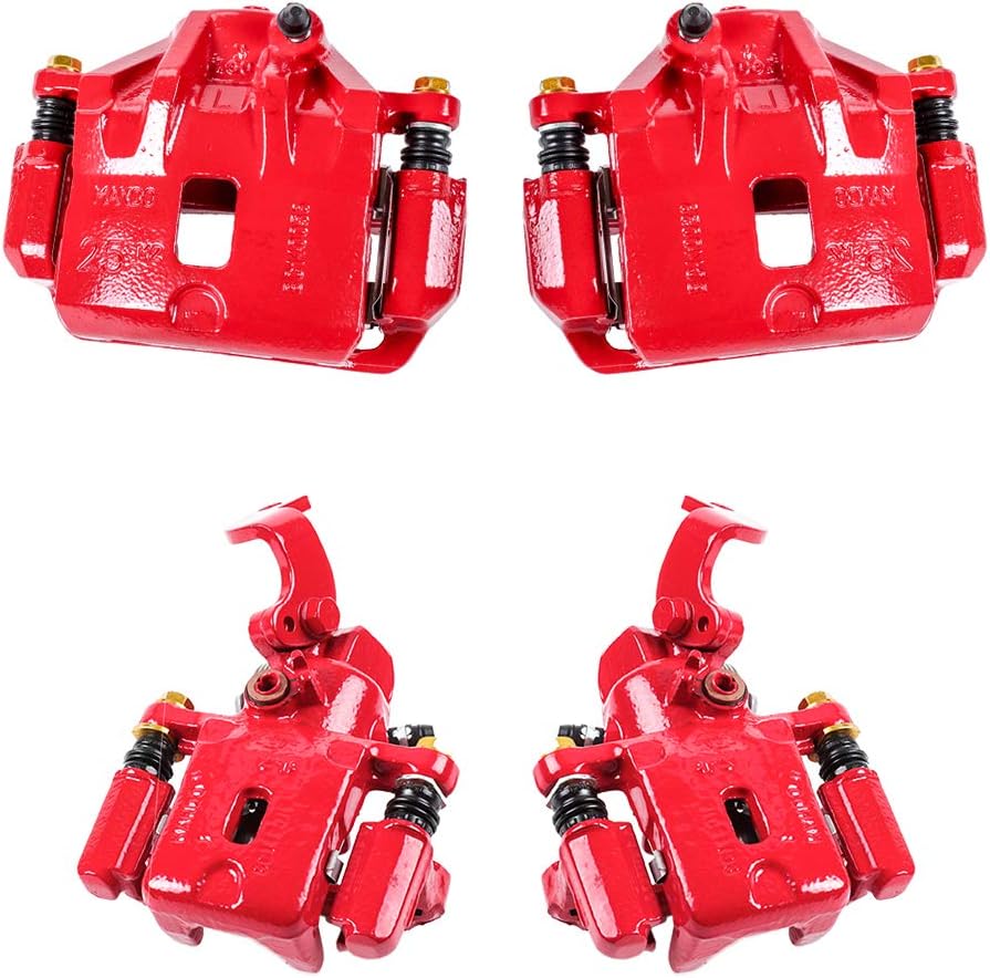Red Coated Brake Calipers Brake Kit D331