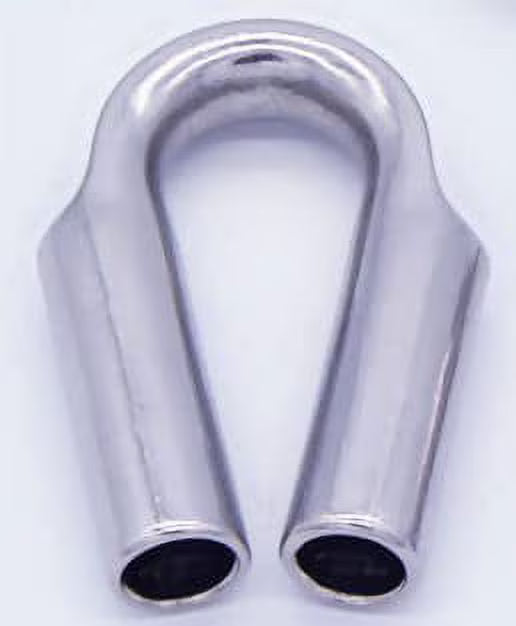 316 Stainless Steel Wire Rope Tube Thimble (18mm, 100-Pack) G368