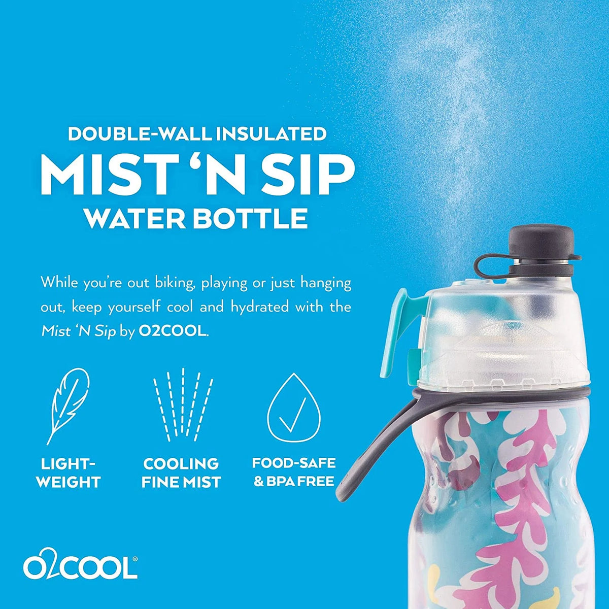 Tie Dye & Celestial 20 fl oz Water Bottle 2 Pack U835187