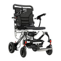 White Electric Wheelchair with 300 Lbs Weight Capacity, 12 Ah Battery, 17"x17" Black Foam Seat D9887