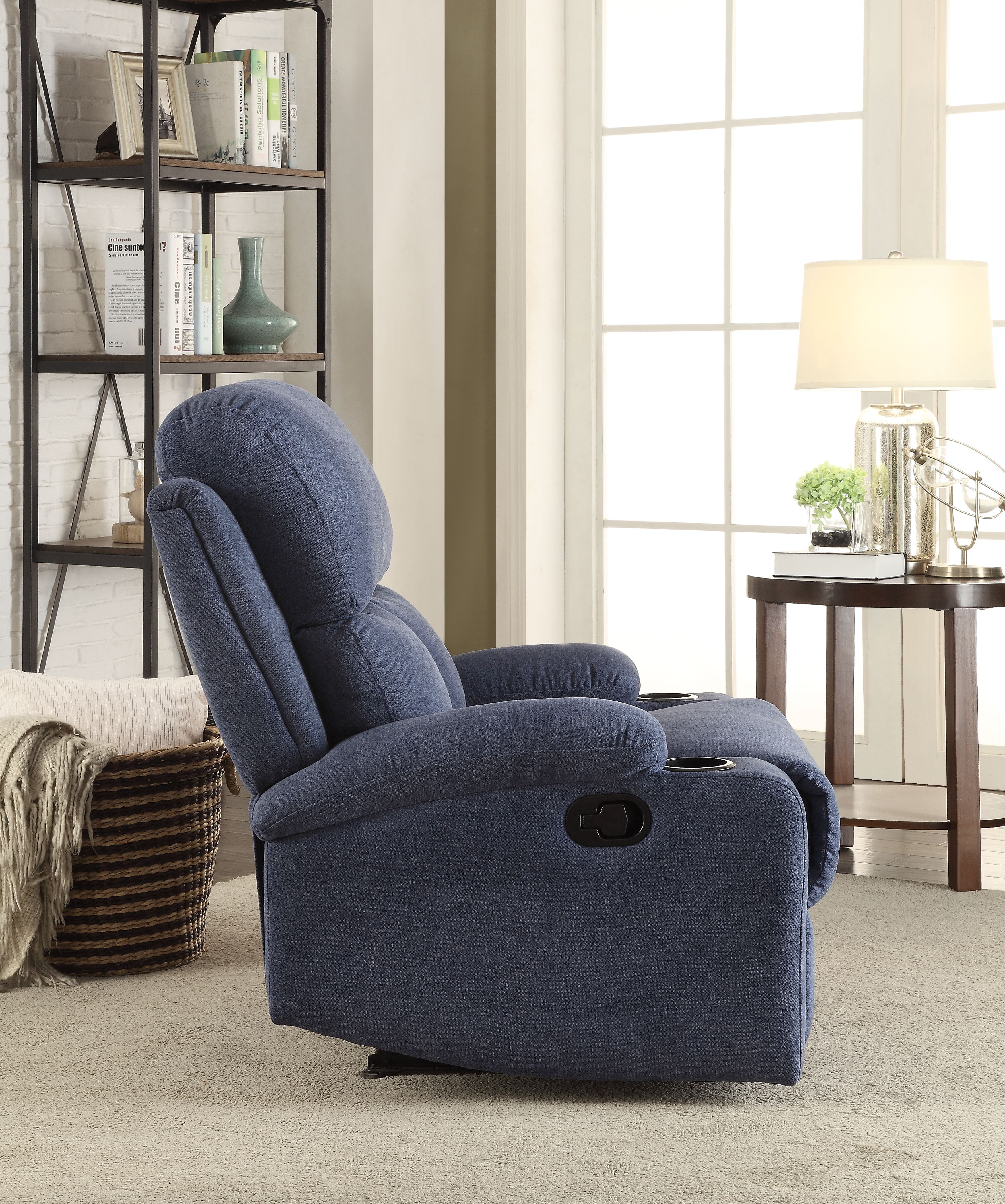 Blue Velvet Recliner P112729