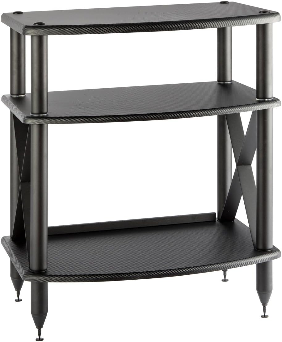 Espresso Turntable Stand with Vinyl Record Storage B22298