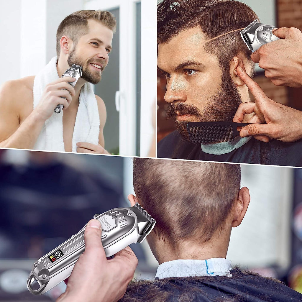 Mens Hair Clippers Cord Cordless Hair Trimmer Professional Haircut Kit T18160