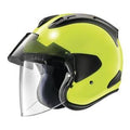 Hi-Viz Yellow Motorcycle Helmet T1068