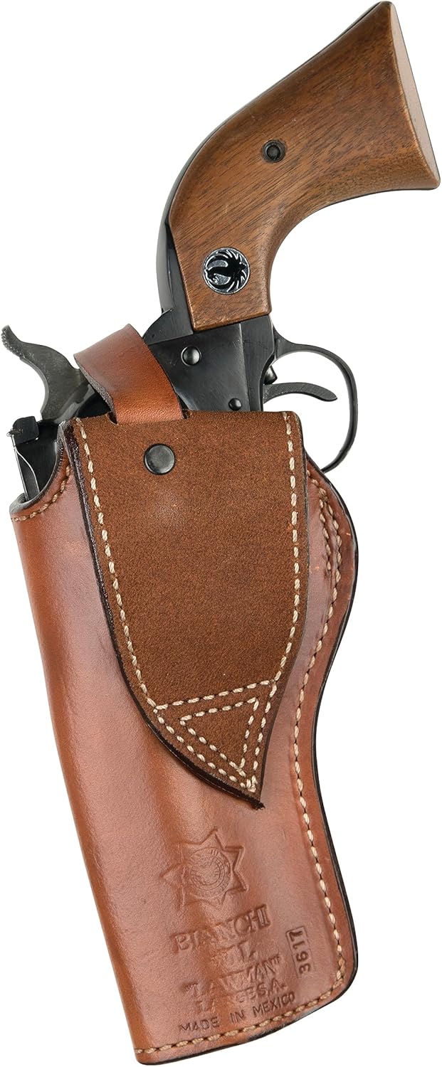 Lawman Holster Tan Lh Lg Sngl Act 4 5/8In H7592